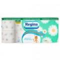 Papier toaletowy Regina Rumiankowy 3 warstwy (8 rolek) papierowe opakowanie