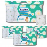 Papier toaletowy Regina Rumiankowy 3 warstwy (8 rolek) x 4 opakowania