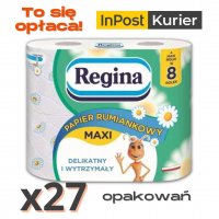 Papier toaletowy Regina Rumiankowy Maxi 3-warstwowy (4 rolki) x 27 opakowań