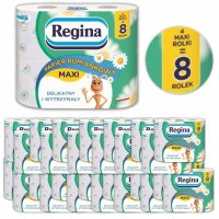 Papier toaletowy Regina Rumiankowy Maxi 3-warstwowy (4 rolki) x 28 opakowań