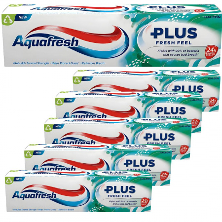 Pasta do zębów Aquafresh Plus fresh feel 75 ml x 6 sztuk