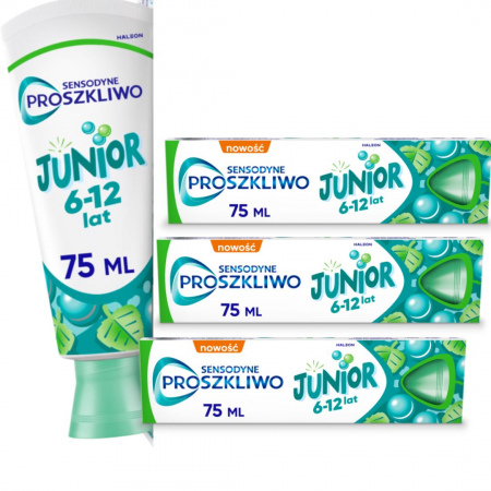 Pasta do zębów dla dzieci Sensodyne ProSzkliwo Junior 6-12 lat 75 ml x 3 sztuki