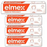 Pasta do zębów Elmex Przeciw Próchnicy z aminofluorkiem 75 ml x 4 sztuki