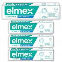 Pasta do zębów Elmex Sensitive Whitening z aminofluorkiem 75 ml x 4 sztuki