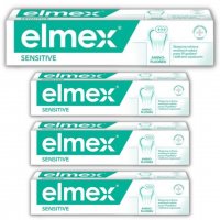 Pasta do zębów Elmex Sensitive z aminofluorkiem 75 ml x 4 sztuki