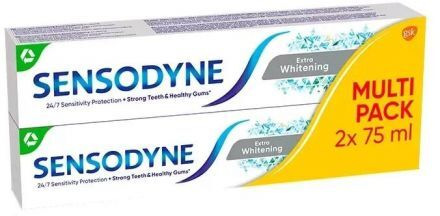 Pasta do zębów Sensodyne Extra Whitening 75 ml (2 sztuki)