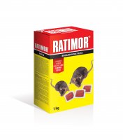 Pasta na myszy i szczury Ratimor Bromadiolone karton 1 kg