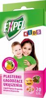 Plasterki łagodzące ukąszenia Expel Kids (20 sztuk)