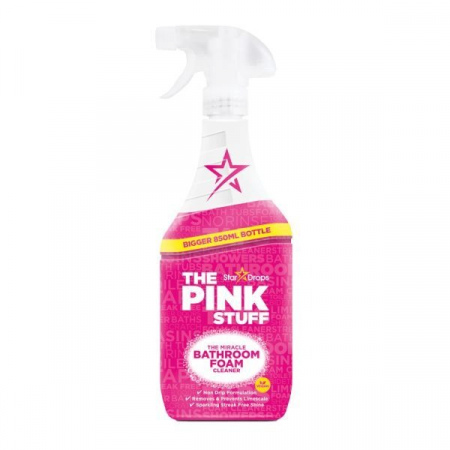 Płyn do mycia łazienek aktywna piana Pink Stuff spray 850 ml