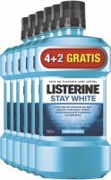 Płyn do płukania jamy ustnej Listerine Stay White 500 ml (6 sztuk)