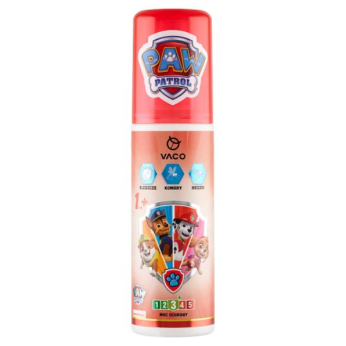 Płyn na kleszcze, komary, meszki Psi Patrol dla dzieci od 12 m-ca Vaco 90 ml