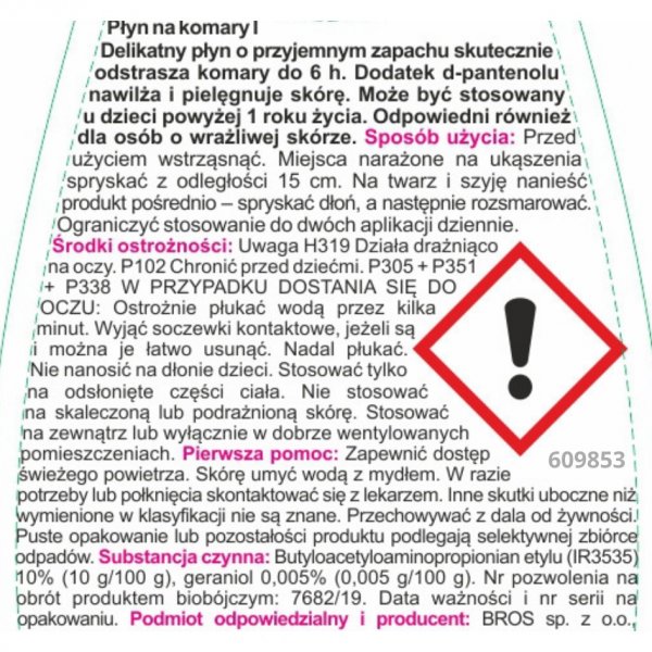 Płyn na komary dla dzieci od 1 roku życia Expel 60 ml