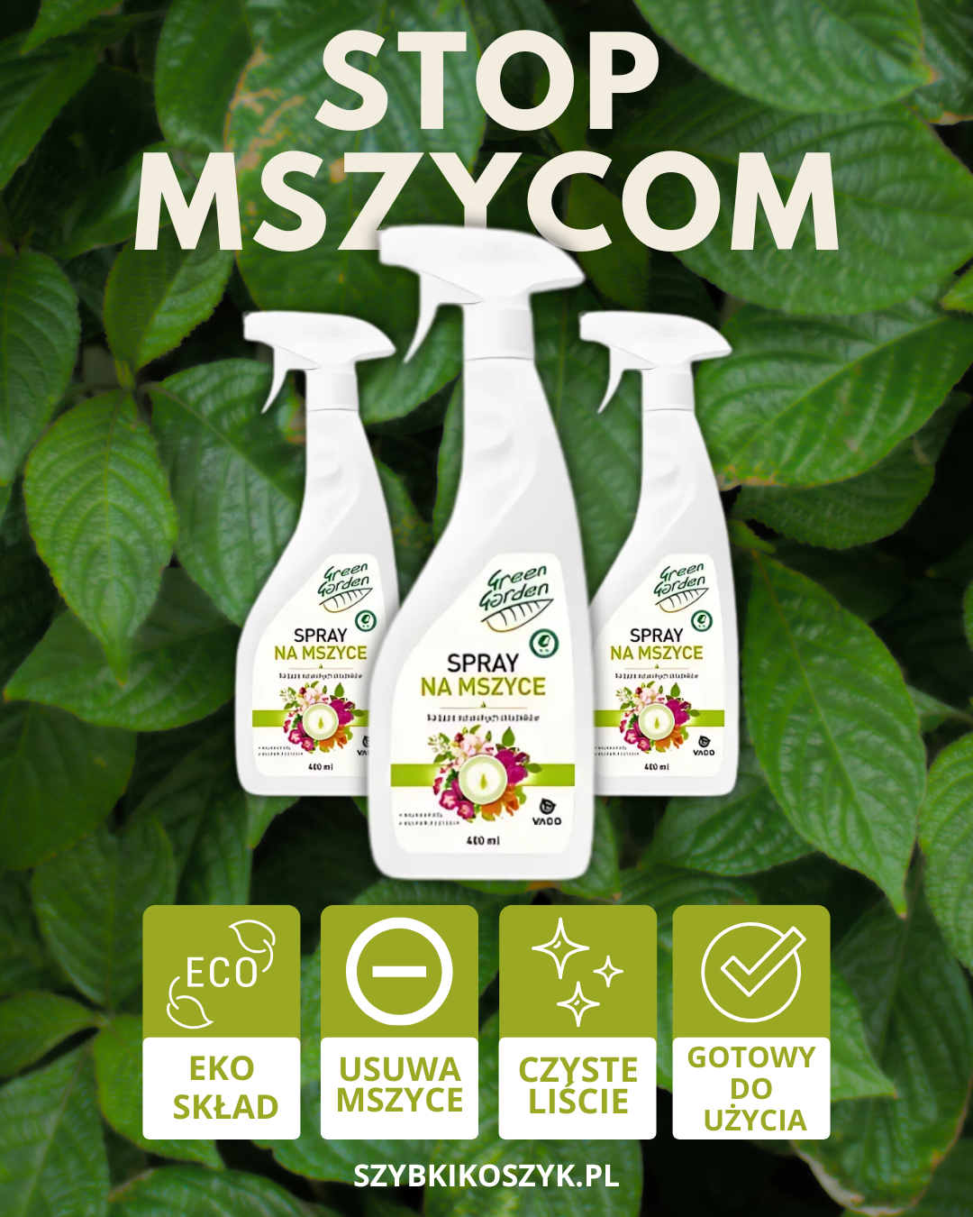 Płyn na mszyce Green Garden Vaco 400 ml