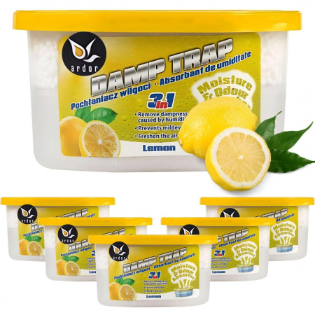 Pochłaniacz wilgoci Ardor Damp Trap Lemon 400 ml x 6 sztuk