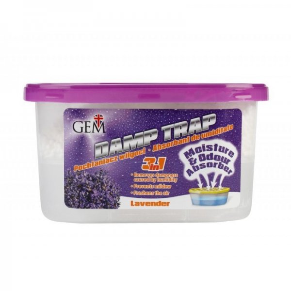 Pochłaniacz wilgoci Gem Damp Trap Lavender 400 ml x 5 sztuki