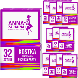 Podpałka w kostce Anna Zaradna do grilla, pieców i kominków (32 sztuki) x 12 opakowań