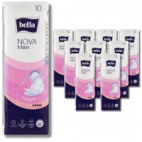 Podpaski Bella Nova Maxi (10 sztuk) x 10 opakowań