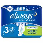 Podpaski higieniczne Always Ultra Night (7 sztuk)