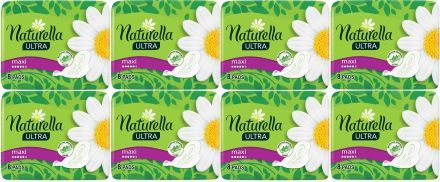 Podpaski higieniczne Naturella Ultra Maxi (8 sztuk) x 8 opakowań
