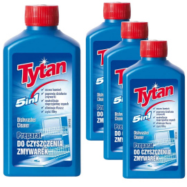 Preparat do czyszczenia zmywarek 5in1 Tytan 250 ml x 4 sztuki