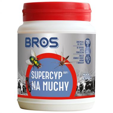 Preparat do oprysku na muchy Supercyp 6WP Bros 200 g