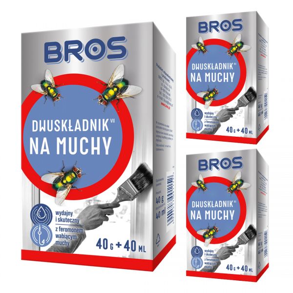 Preparat na muchy dwuskładnikowy Bros x 3 sztuki