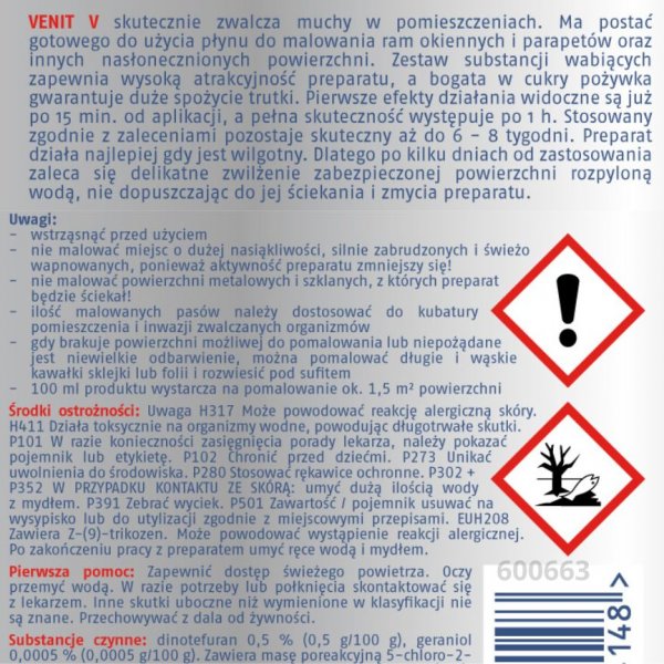 Preparat na muchy Venit Bros 100 ml