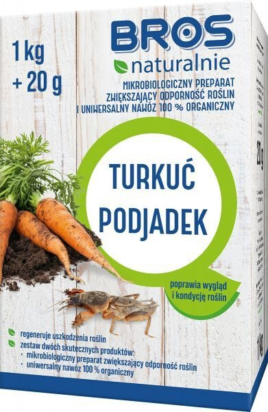 Preparat na turkucie Bros naturalnie 1 kg + 20 g