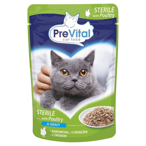 PreVital Sterile karma dla kota po sterylizacji saszetka 100 g x 24 sztuki