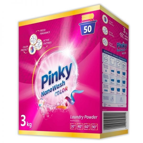 Pinky NanoWash Color Proszek do prania 3kg