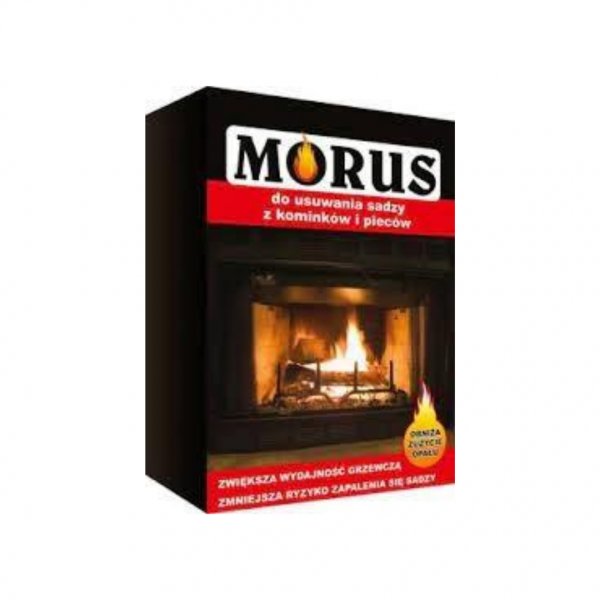 Proszek Morus do usuwania sadzy z kominków i pieców 0,9 kg x 3 sztuki