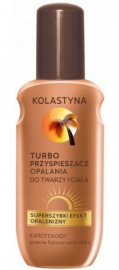 Przyspieszacz opalania turbo super szybki efekt opalenizny Kolastyna 150 ml