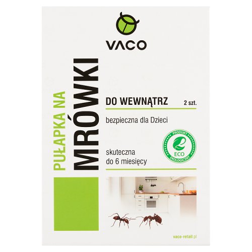 Pułapka na mrówki do wewnątrz Vaco Eco (2 sztuki)