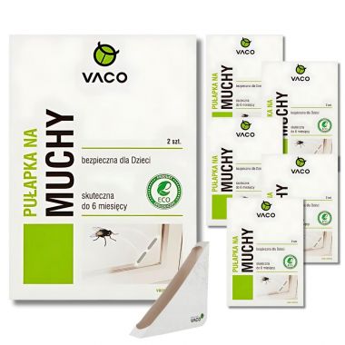 Pułapka na muchy Vaco Eco (2 sztuki) x 6 opakowań
