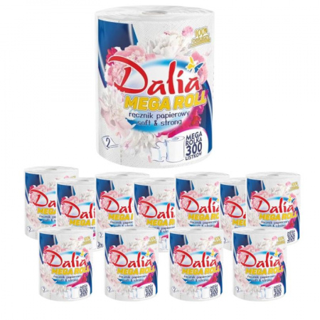 Ręcznik papierowy Dalia Mega Roll soft&strong x 12 sztuk