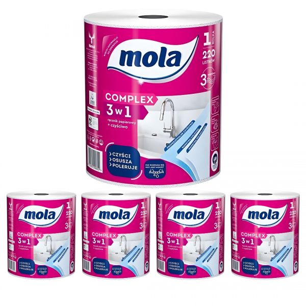 Ręcznik papierowy Mola Complex 3w1 x 5 sztuk