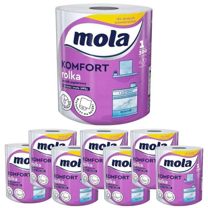 Ręcznik papierowy Mola Komfort x 8 sztuk