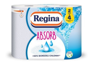 Ręcznik papierowy Regina Absorb 3 warstwowy (2 rolki)