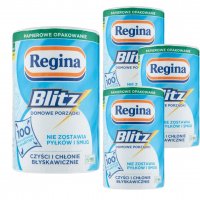 Ręcznik papierowy Regina Blitz (1 rolka) x 4 sztuki