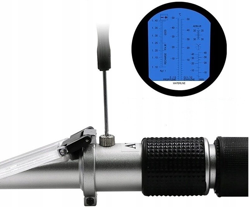 Refraktometr tester płynu chłodniczego, Elektrolitu, Ad Blue