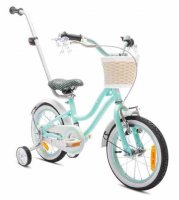 Rowerek dla dzieci 14" Heart bike miętowy Sun Baby J03.016.2.5