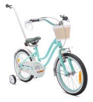 Rowerek dla dzieci 16" Heart bike miętowy Sun Baby J03.016.3.5