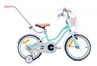 Rowerek dla dzieci 16" Heart bike miętowy Sun Baby J03.018.1.1