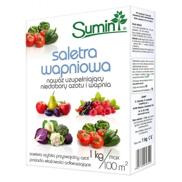 Sumin Saletra Wapniowa 1 kg - opakowanie