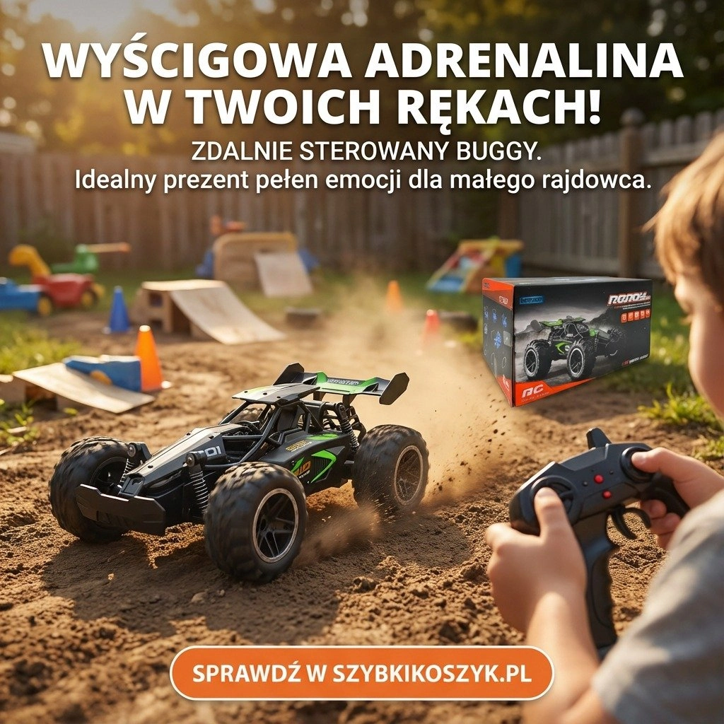 Samochód Zdalnie Sterowany RC Wyścigowy Zielony
