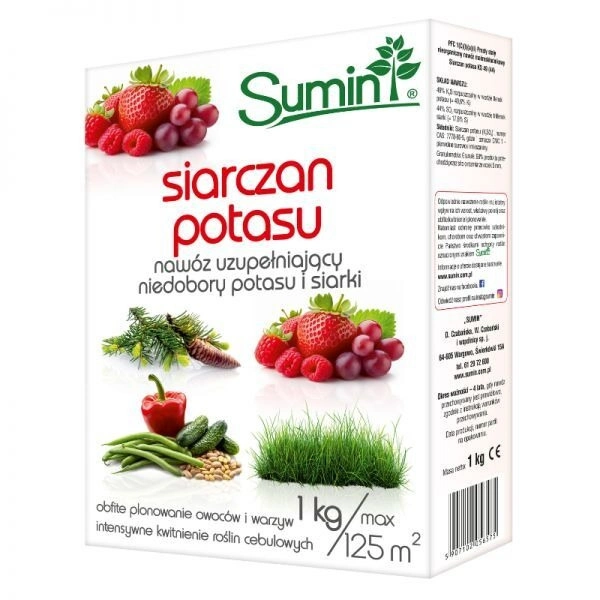 Siarczan Potasu Sumin 1 kg - opakowanie