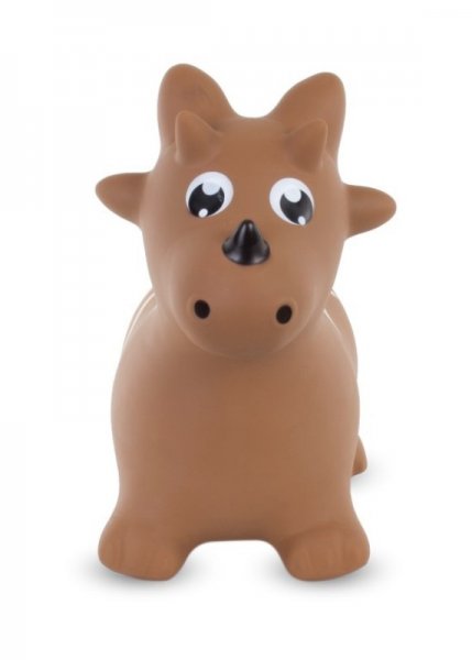 Skoczek gumowy Dino brązowy Sun Baby J06.020.1.2