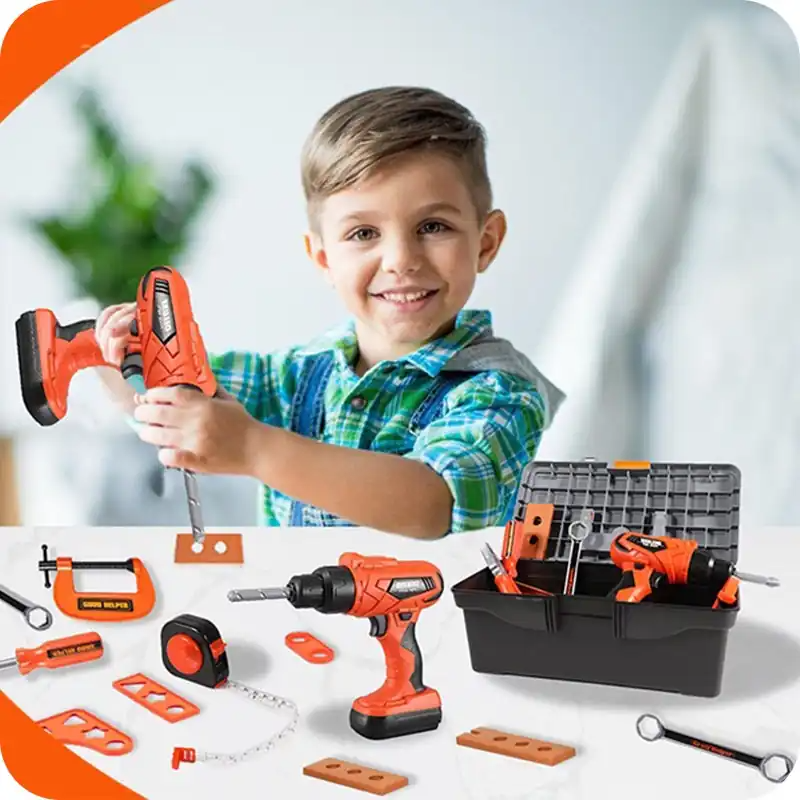 Skrzynka z narzędziami dla dzieci Electric Drill (36 elementów)