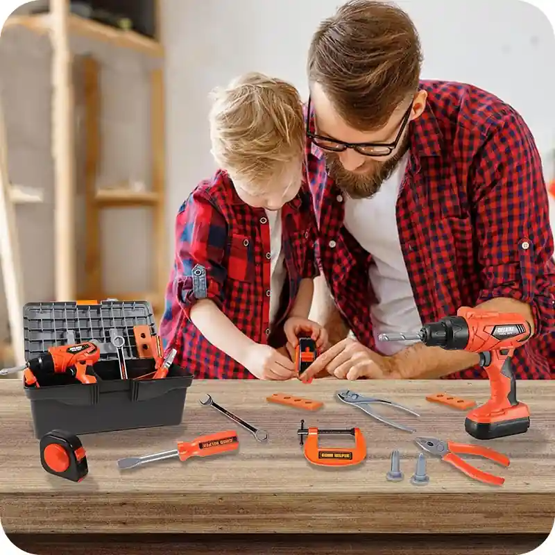 Skrzynka z narzędziami dla dzieci Electric Drill (36 elementów)