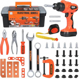 Skrzynka z narzędziami dla dzieci Electric Drill (36 elementów)
